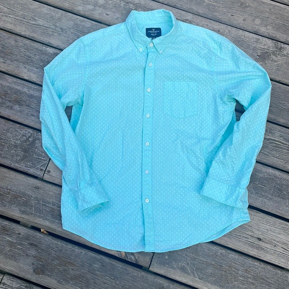 American Eagle Seriously Soft Dress Shirt - Picture 1 of 7